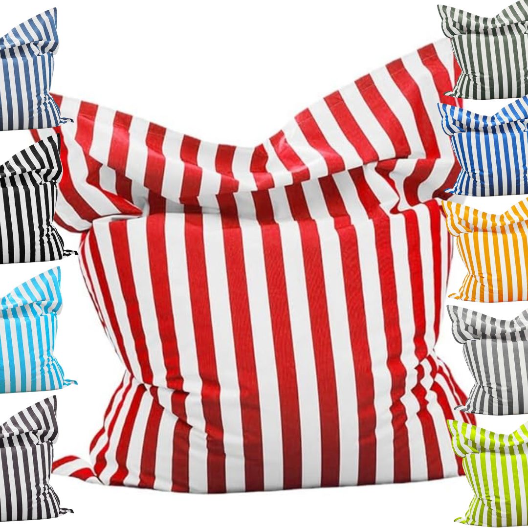 Waterproof Striped Bean Bag Cover